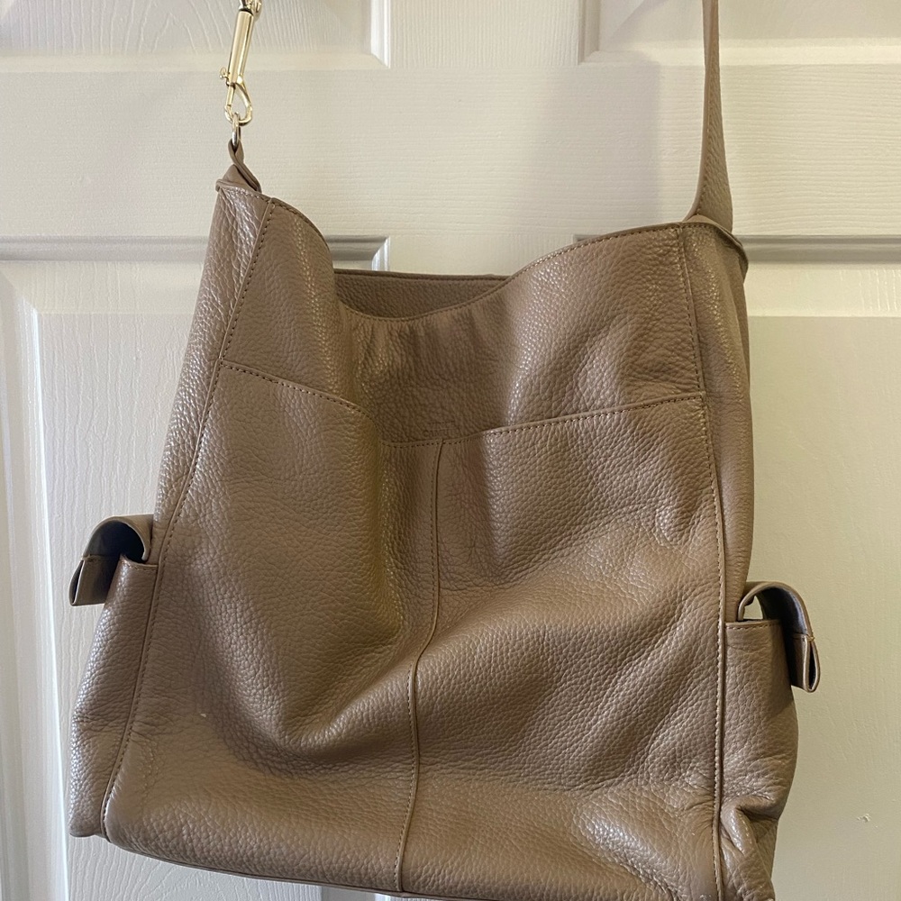 Vince Camuto Beige Shoulder Bag